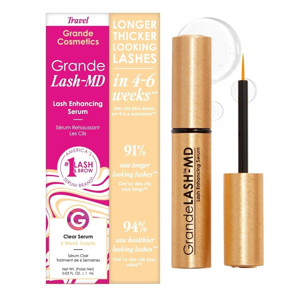 Sealed Grande Cosmetics GrandeLASH-MD Lash Enhancing Serum 1 ml Peptide Vitamin